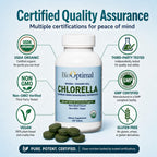BioOptimal USDA Organic Chlorella Cracked Cell Wall - 120 Tablets - image 8