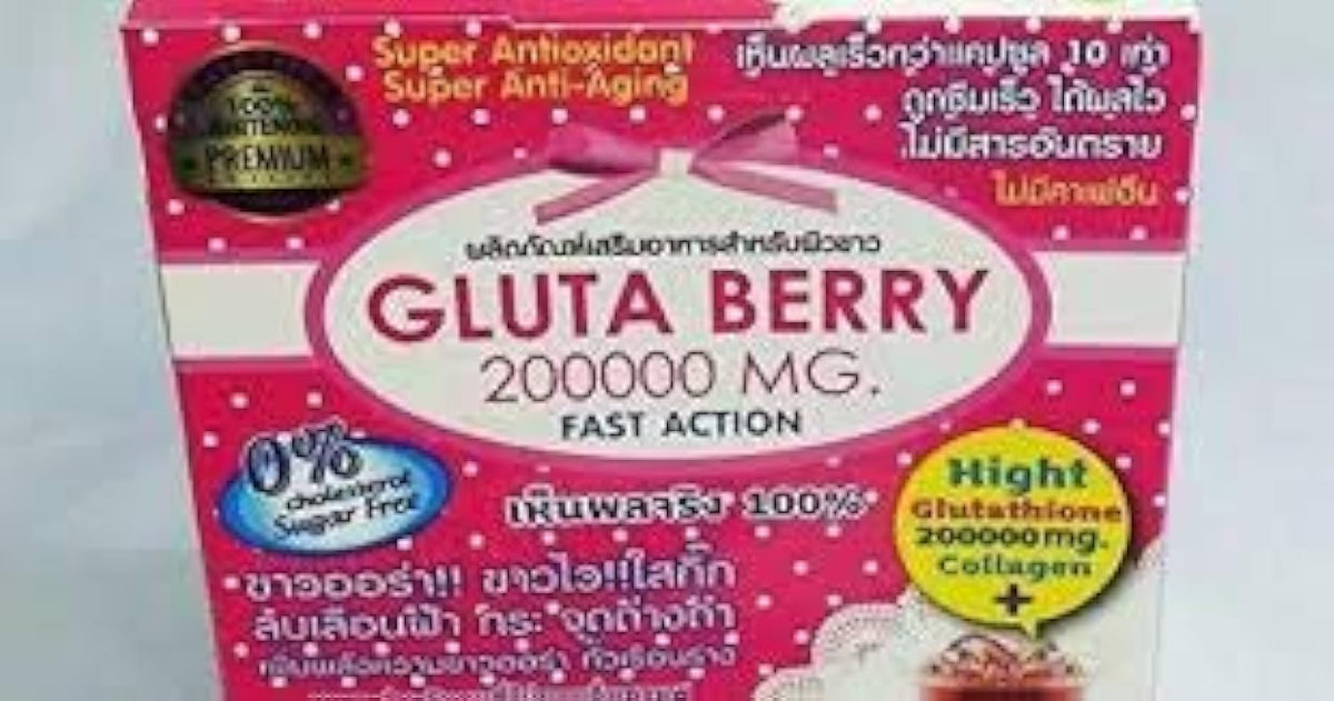 Gluta Berry 200000 mg Glutathione Drink - 10 Sachets - image 7