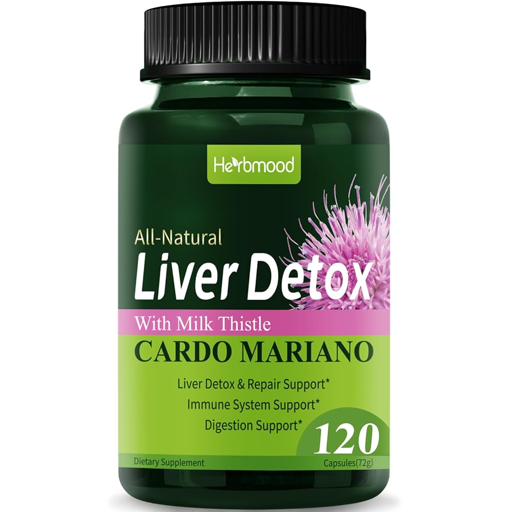 Herbmood Silymarin Milk Thistle Liver Detox Capsules