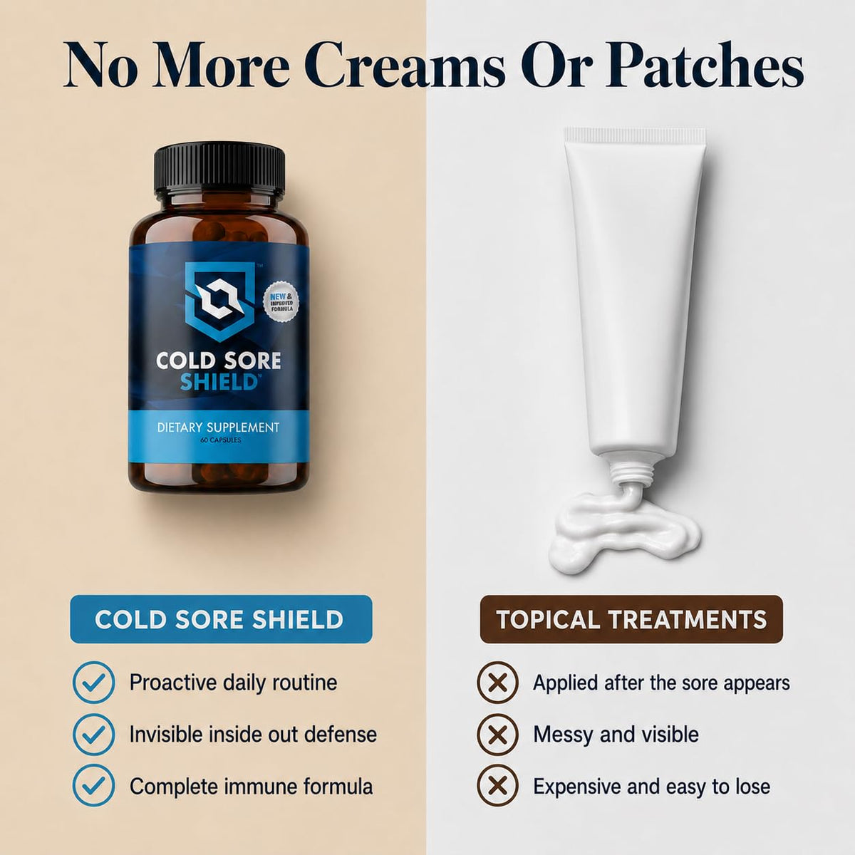 Cold Sore Shield Daily Cold Sore Supplement - 60 Capsules - image 7