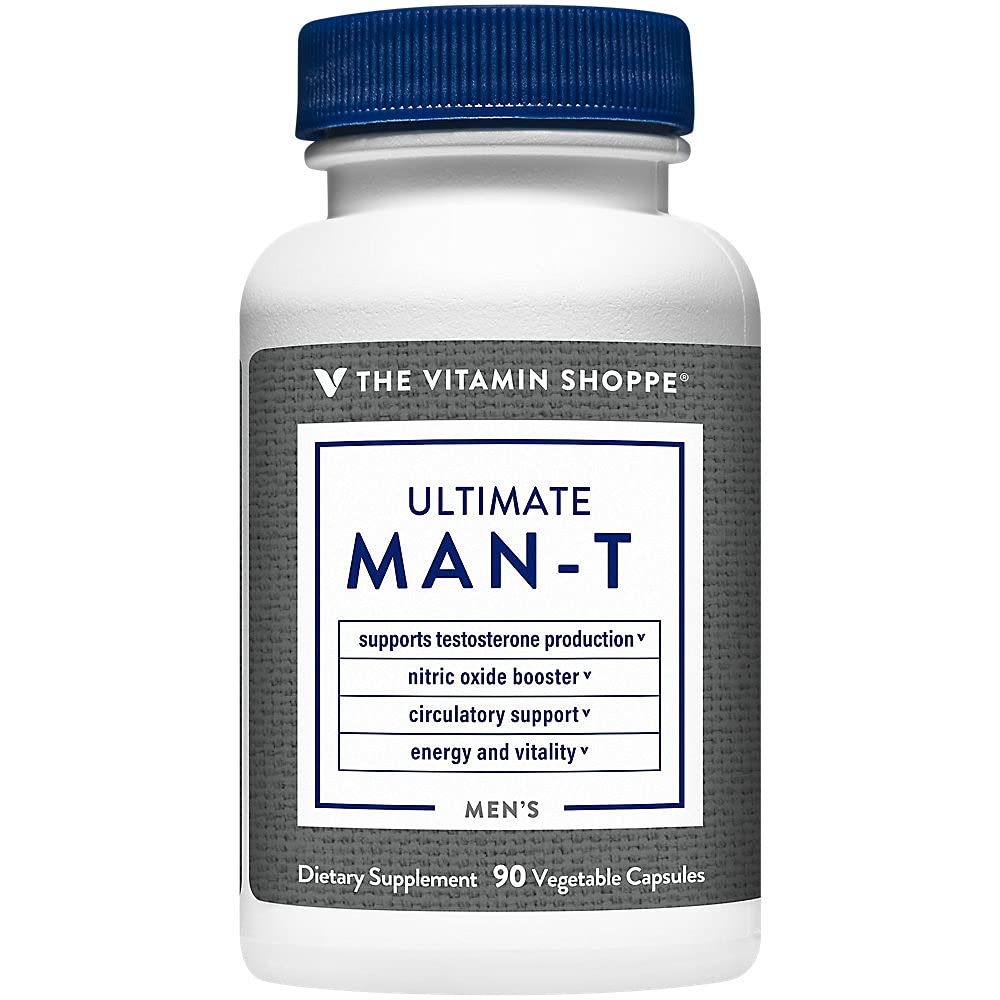 The Vitamin Shoppe Testosterone Booster Male Vitality - 90 Vegetarian Capsules
