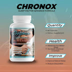 Chronox Natural Sleep Supplement with Melatonin - 60 Capsules - image 6