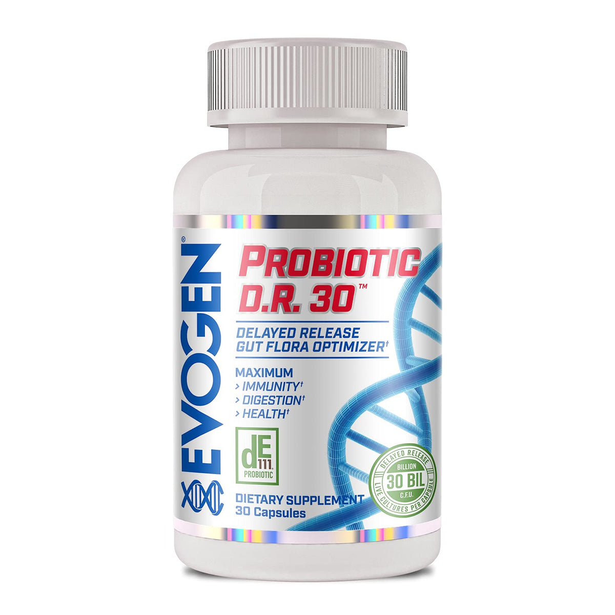 Evogen Probiotic D.R. Gut Health 30 Billion CFUs - 30 Capsules