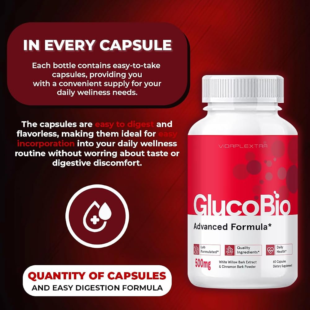 VIDAPLEXTRA Gluco Bio Capsules - 60 Capsules - image 4