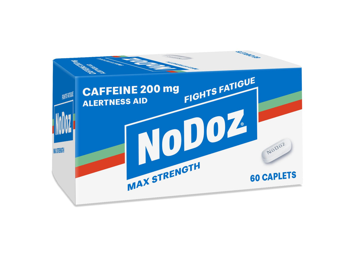 NoDoz 200mg Caffeine Pills Maximum Strength - 60 Caplets