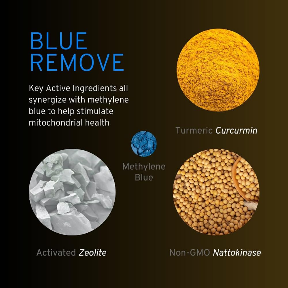 Nutricel Supplements Blue Remove Methylene Blue 18 mg - 60 Capsules - image 6