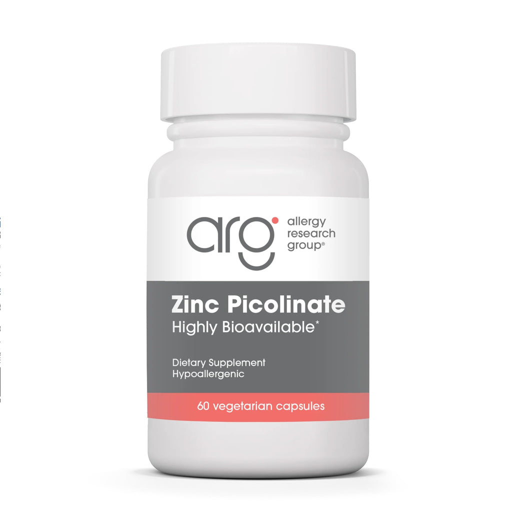 Allergy Research Group Zinc Picolinate 25 mg Immune Support - 60 Capsules