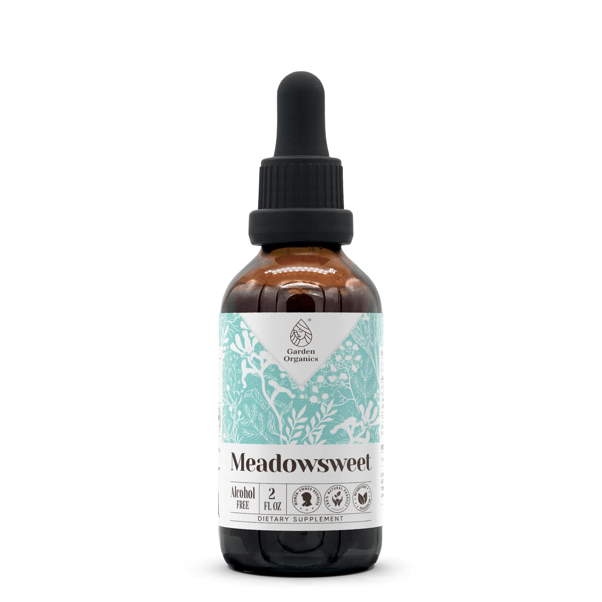Garden Organics Meadowsweet Alcohol-Free Natural Tincture Extract
