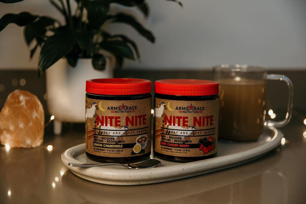 Arms Race Nutrition NITE NITE Recovery and Sleep Support Powder - 20 Servings - image 5
