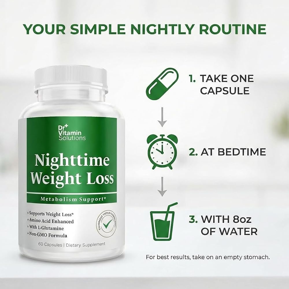 DR VITAMIN SOLUTIONS Nighttime Fat Burner Supplements