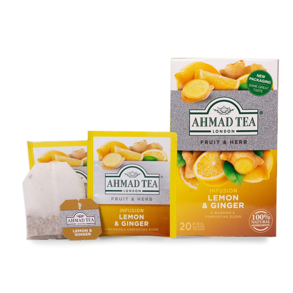 Ahmad Tea Lemon and Ginger Herbal Tea - 120 Teabags - image 6