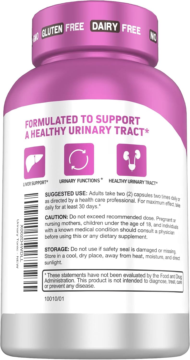 Herbtonics UTI Urinary Tract Cleanse Cranberry Pills 36mg PAC - 60 Capsules - image 5
