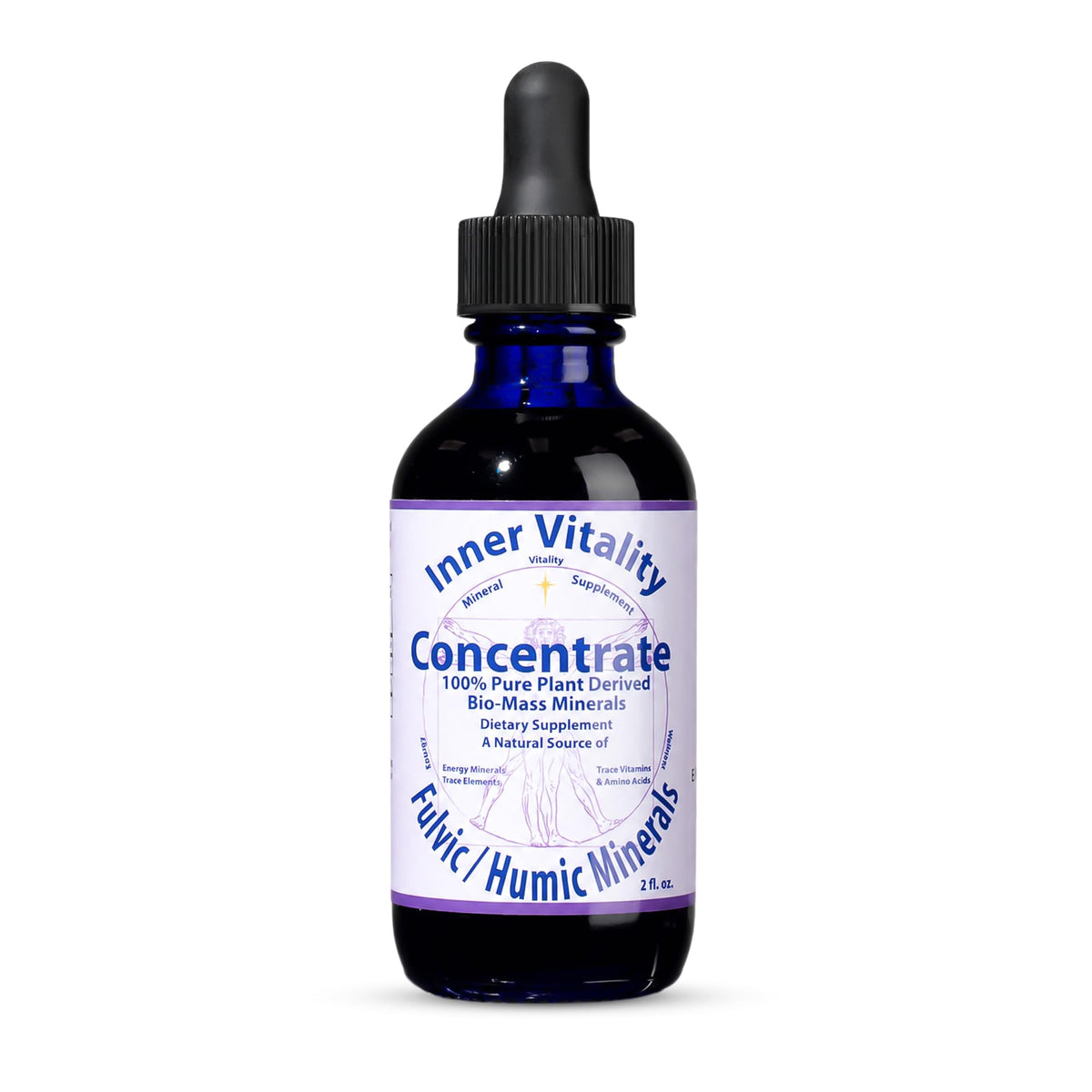Morningstar Minerals Inner Vitality Fulvic Humic Minerals - 2 fl oz