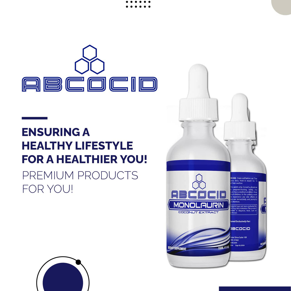 ABCOCID Monolaurin Liquid Extract 900 mg - 4.8 Oz - image 8