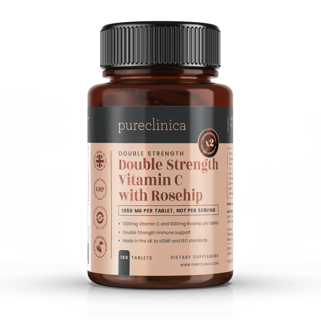 pureclinica Vitamin C with Rosehip 2000mg - 180 Tablets - image 5