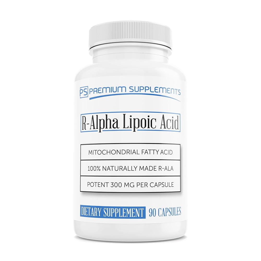 Premium-Supplements R-Alpha Lipoic Acid 300mg - 90 Capsules