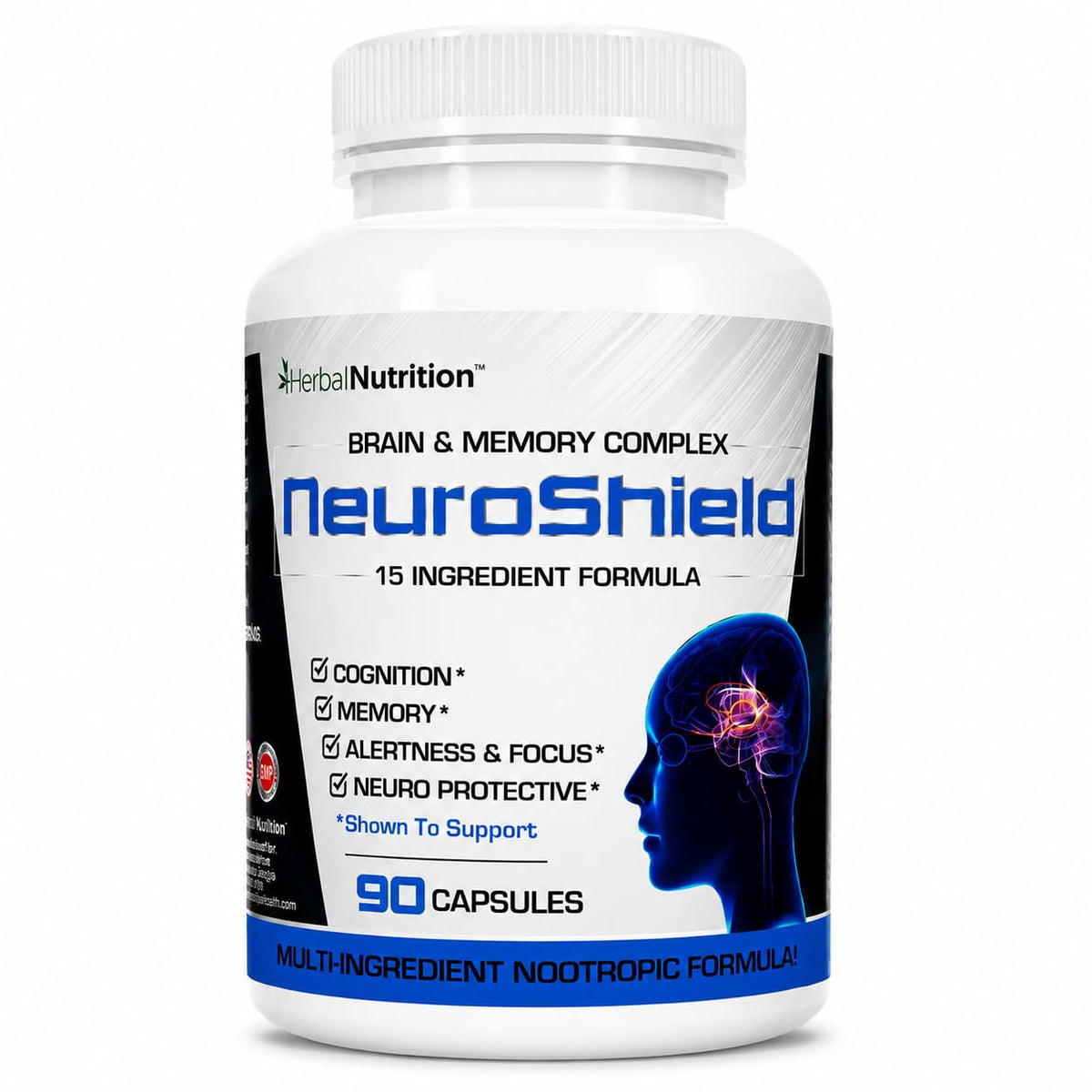 Herbal Nutrition NeuroShield Brain & Memory Supplement