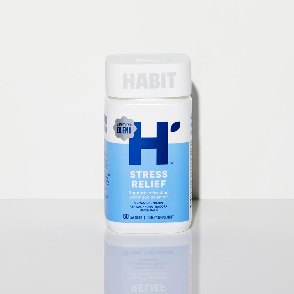 Health by Habit Capsule Stress Relief Vitamins Standard 60 PC Count