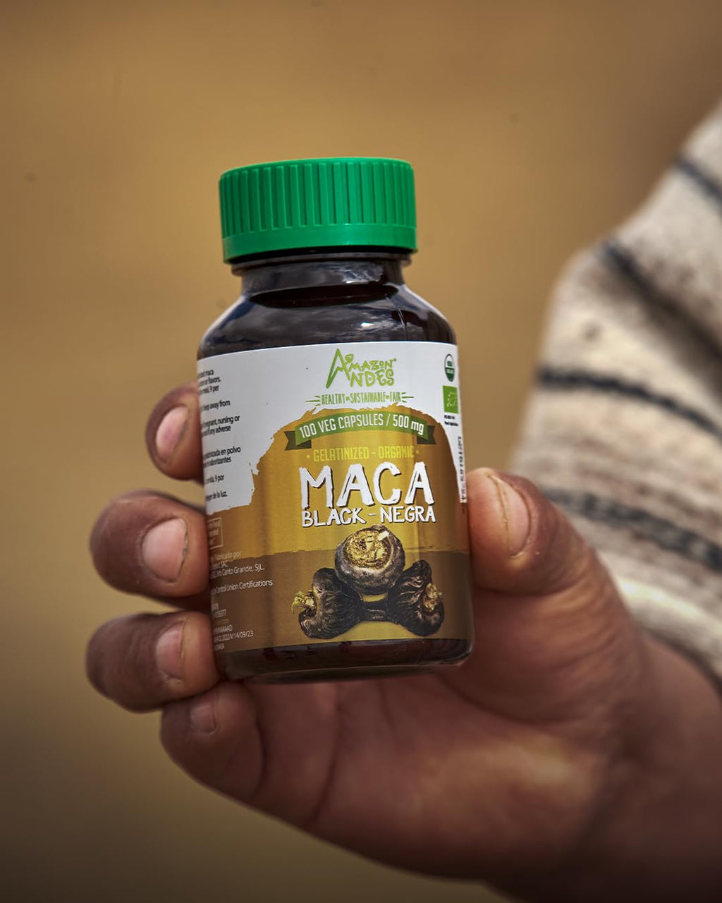 Amazon Andes Black Maca Root Capsules 1500mg - 100 Capsules - image 7