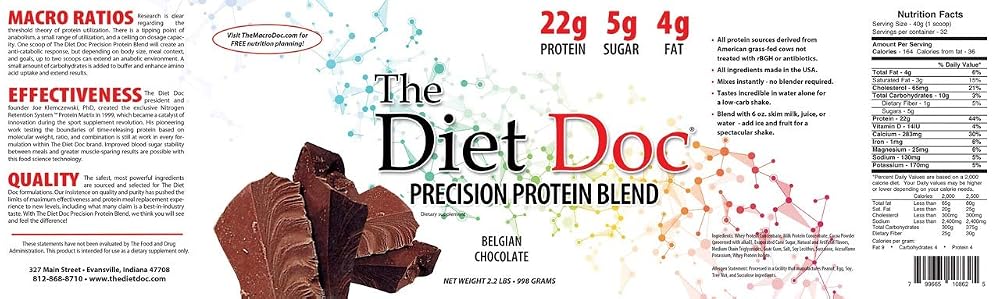The Diet Doc Precision Protein Blend: 2.2lb - image 3