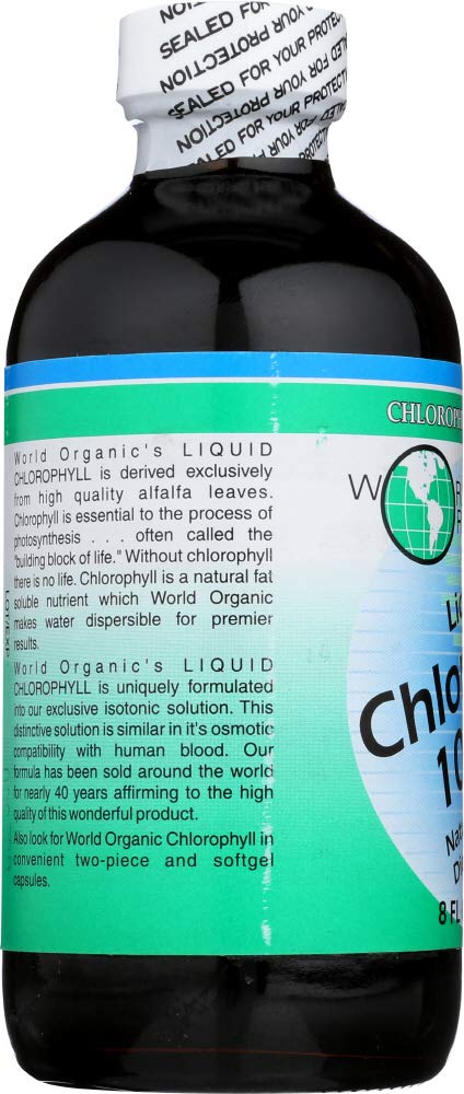 World Organic Chlorophyll 100mg - 8 Fl Oz - image 2