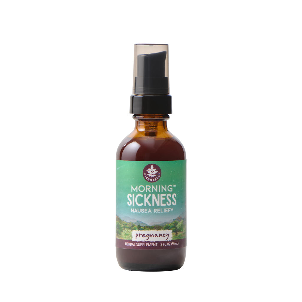 WishGarden Morning Sickness Nausea Support Pregnancy Tincture - 2 Fl Oz