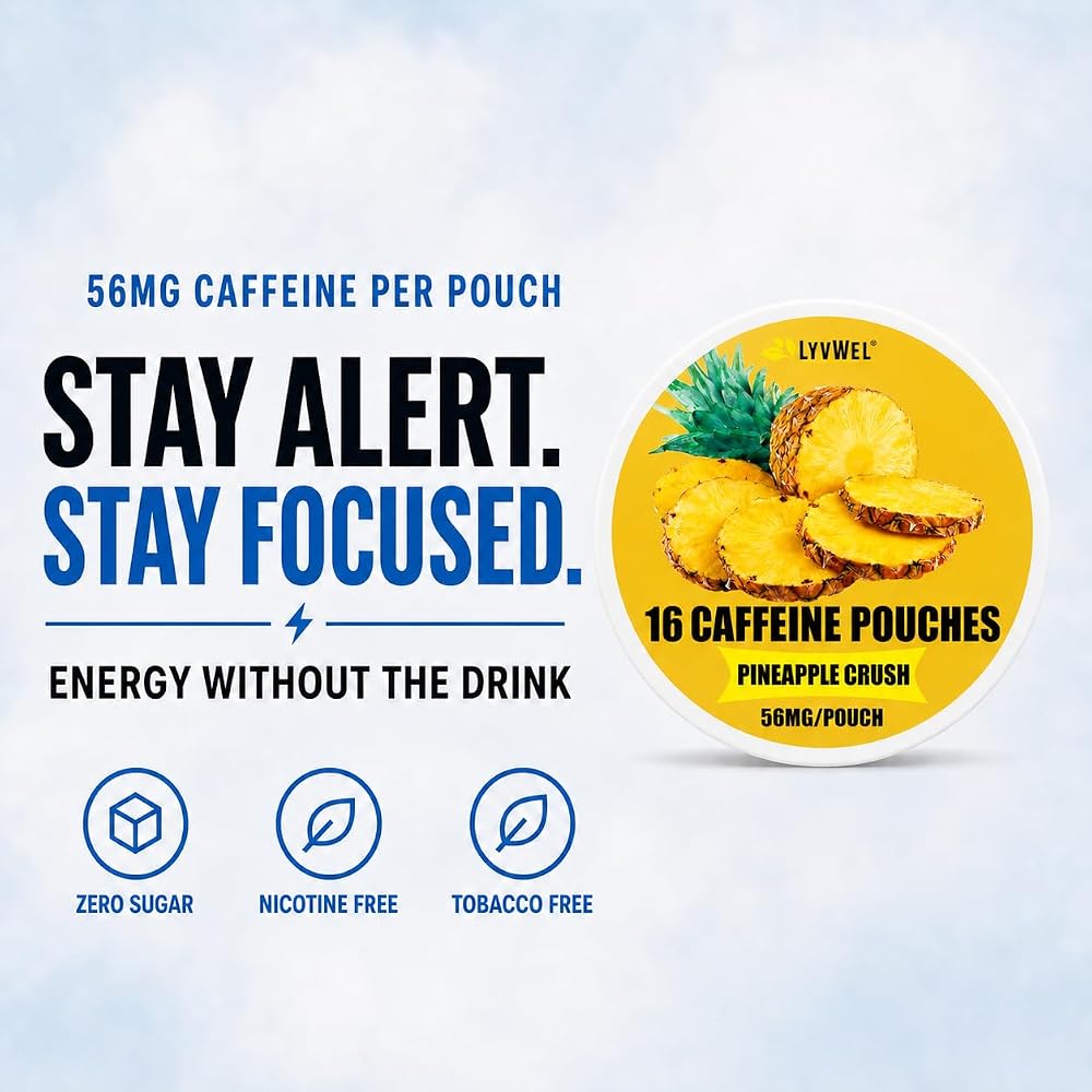 LyvWel 56mg Caffeine Pouches Variety Pack - 48 Count - image 3
