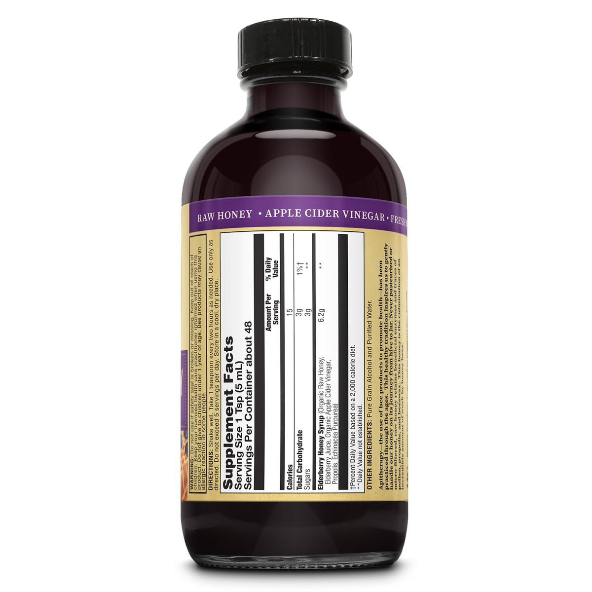 ZAND Honey Gardens Elderberry & Honey Immune Syrup - 8 fl oz - image 2