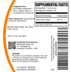 BulkSupplements Apple Cider Vinegar Capsules 500mg - 240 Capsules - image 4