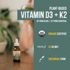 Triquetra Health Organic Plant D3 + K2 (5000 iu D3) - All-Trans MK7