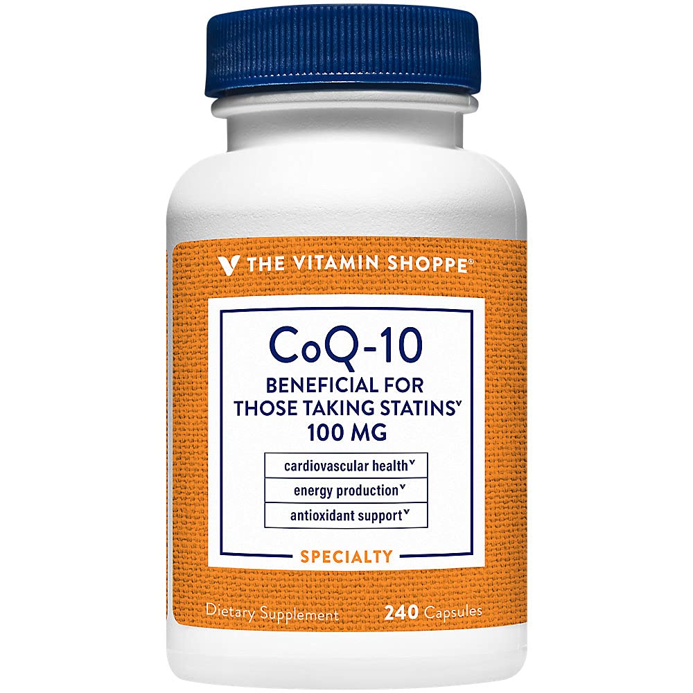 The Vitamin Shoppe CoQ-10 100mg Heart & Energy Support - 240 Capsules
