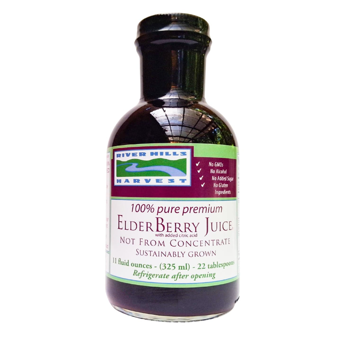 River Hills Harvest Elderberry Juice - 11 Fl Oz