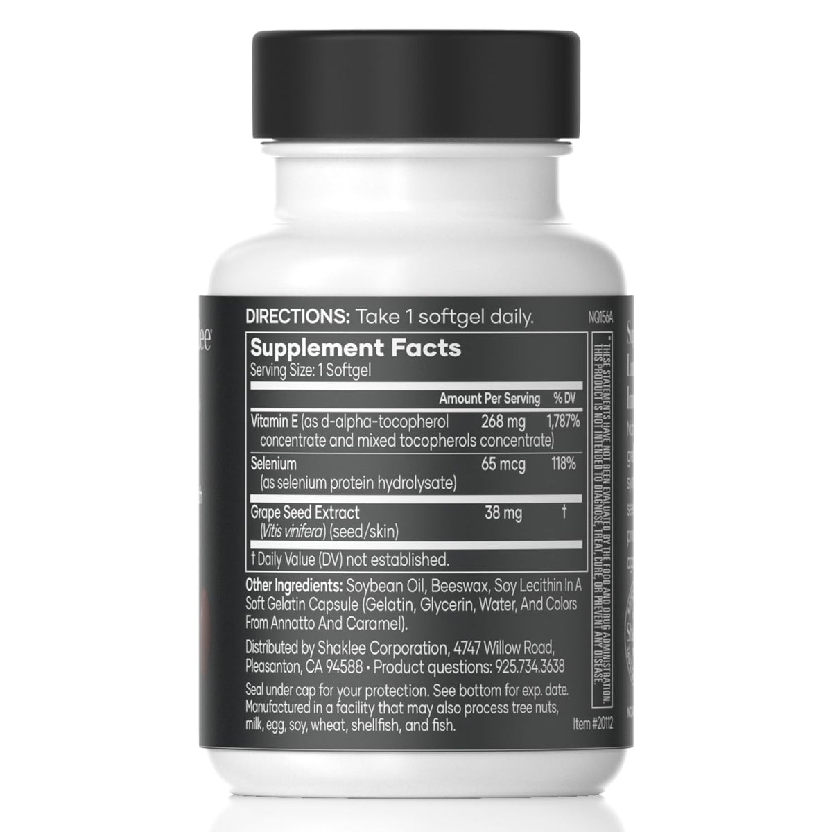 Shaklee Vita-E 400 IU Vitamin E with Selenium - 90 Softgels - image 2