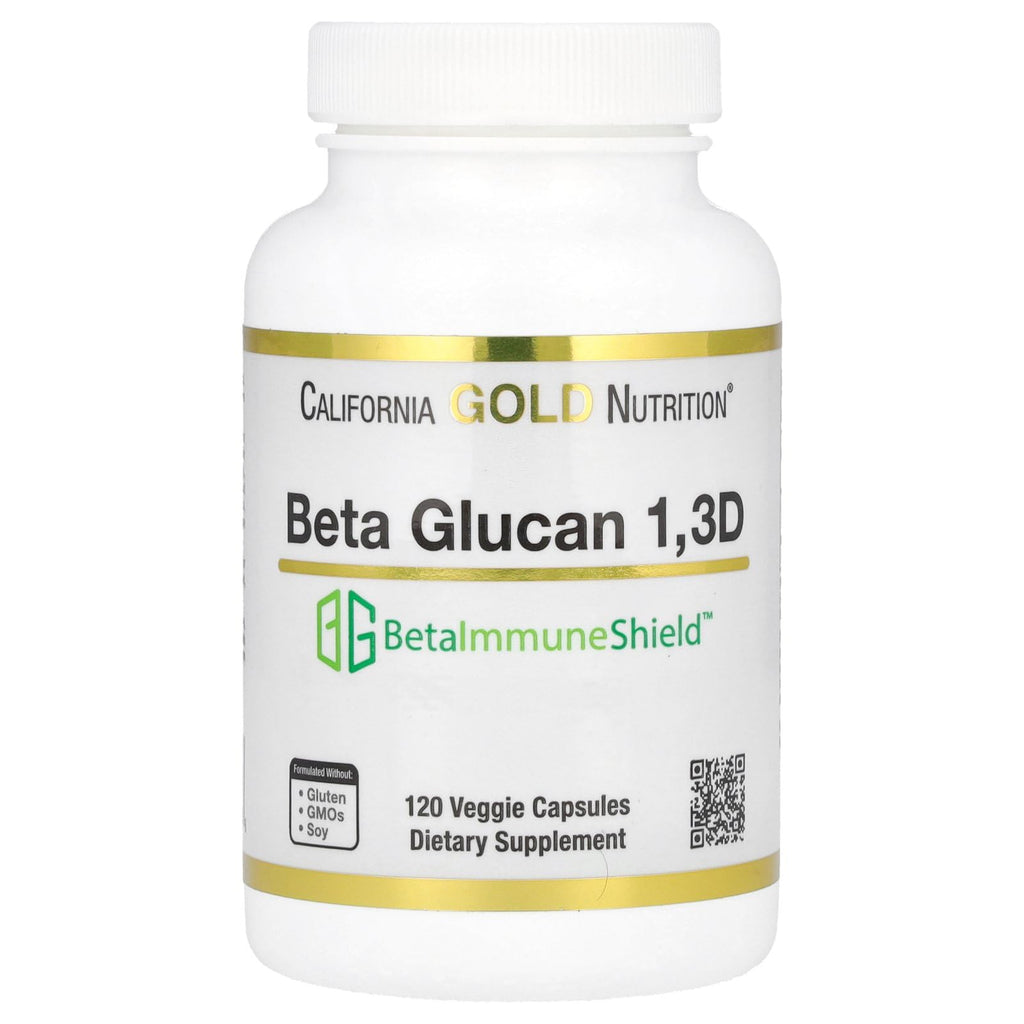 California Gold Nutrition Beta Glucan 1-3D Immune Support