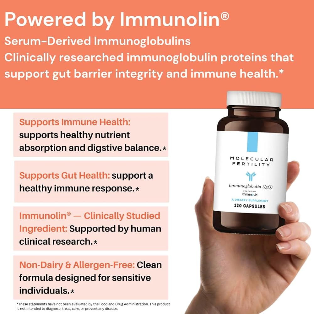 Molecular Fertility Immunoglobulin IgG Supplement - 60 Servings - image 5
