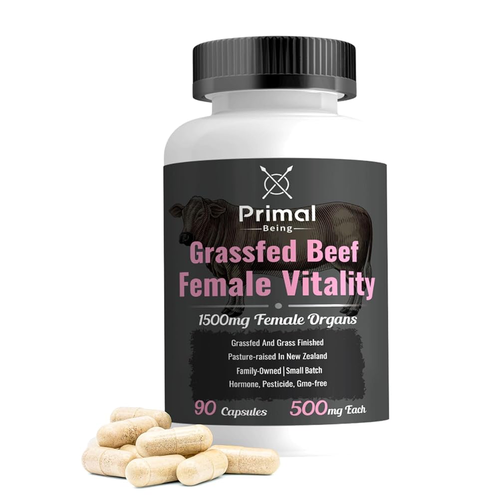 Primal Being Grassfed Beef Female Vitality Supplement - 90 Capsules