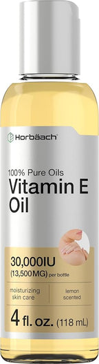 Horbäach Vitamin E Oil For Skin and Face - 4 fl oz