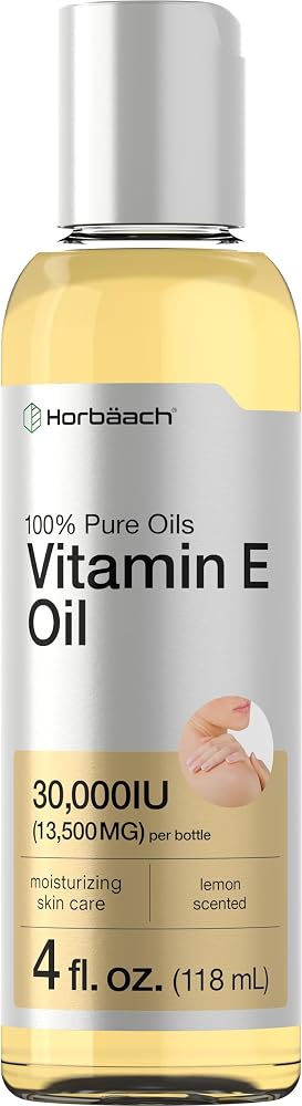 Horbäach Vitamin E Oil For Skin and Face - 4 fl oz