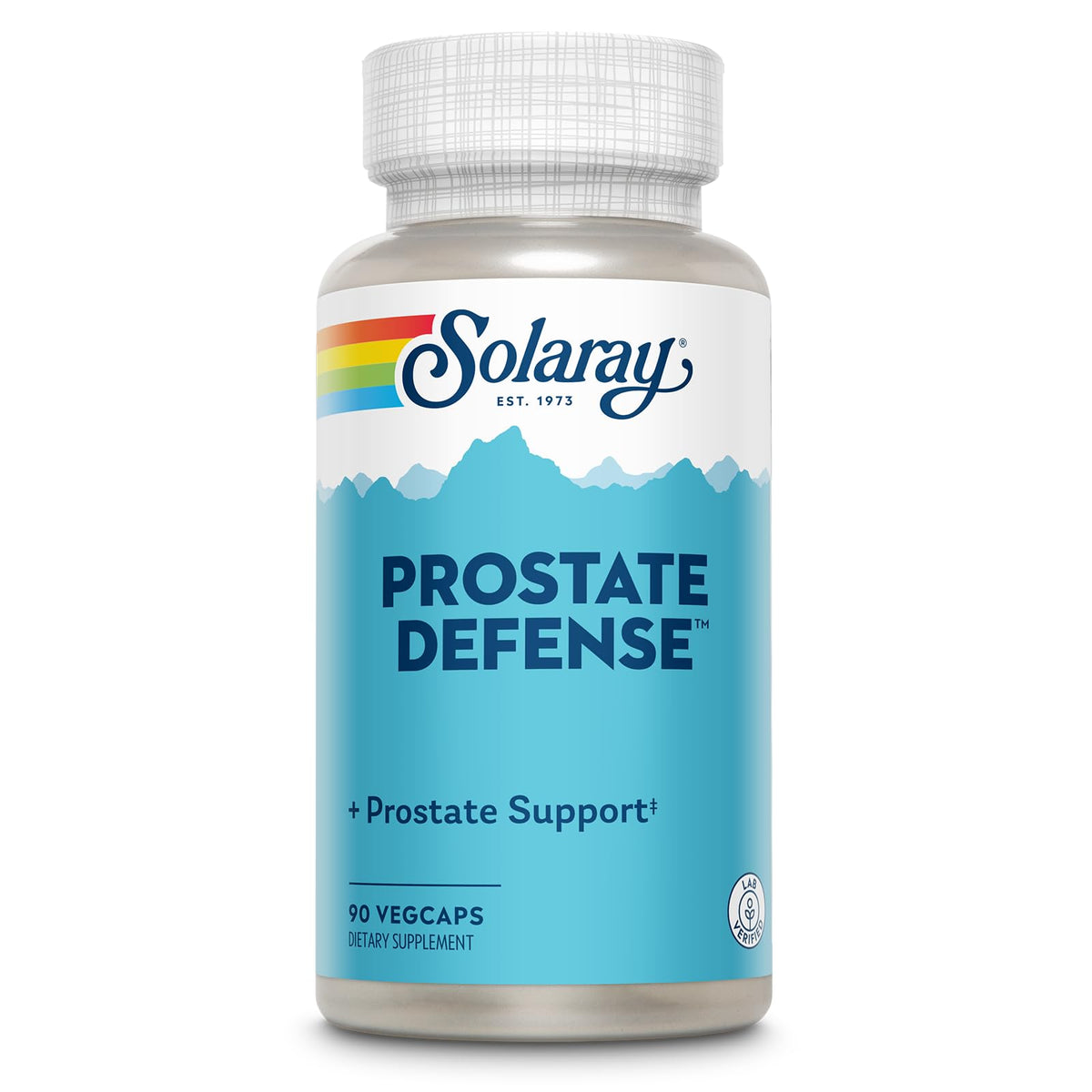 SOLARAY Prostate Defense with Saw Palmetto & Zinc - 90 Vegetarian Capsules