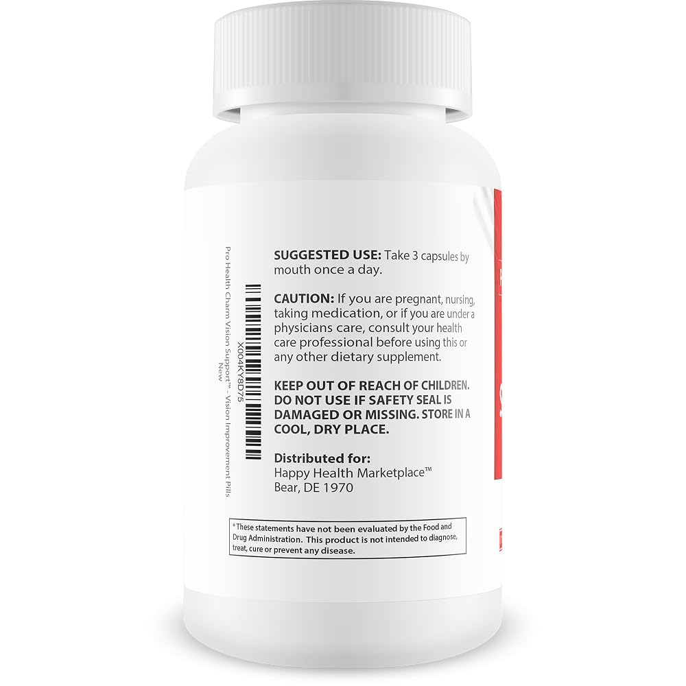 Happy Health Marketplace Pro Health Charm Vision Support - 90 Capsules - image 3