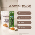 MRM Organic Ceylon Cinnamon Powder - 113 Servings - image 3