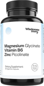 Wholesome Story Zinc Picolinate & Magnesium Glycinate with B6 - 60 Capsules - image 4