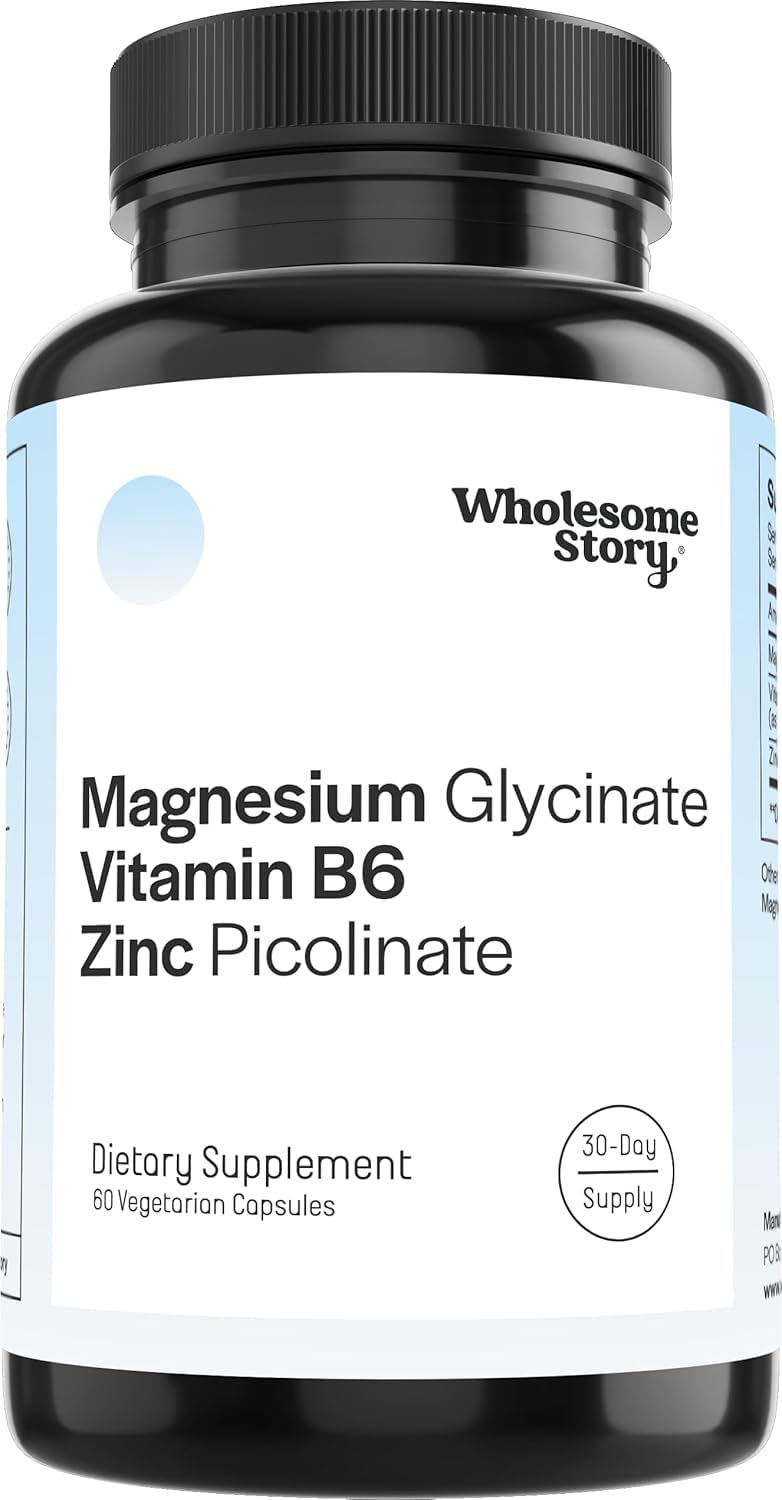 Wholesome Story Zinc Picolinate & Magnesium Glycinate with B6 - 60 Capsules - image 4
