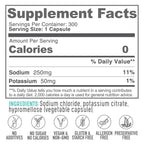 Klaralyte Buffered Electrolyte Salt Capsules - 300 Vegetarian Capsules - image 7
