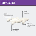 MAAC10 Trans Resveratrol 500mg - 60 Capsules - image 3