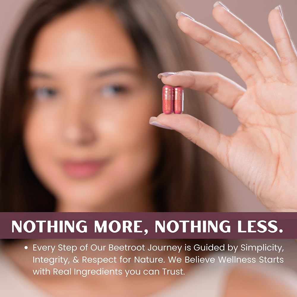 Hebhac Herbs Beetroot Powder Capsules 1000 mg - 120 Capsules - image 9