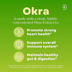 Vitapia Okra Extract 10:1 Ratio - 120 Vegetarian Capsules - image 3