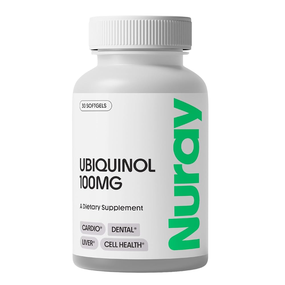 Nuray Ubiquinol 100mg Softgels - 30 Count