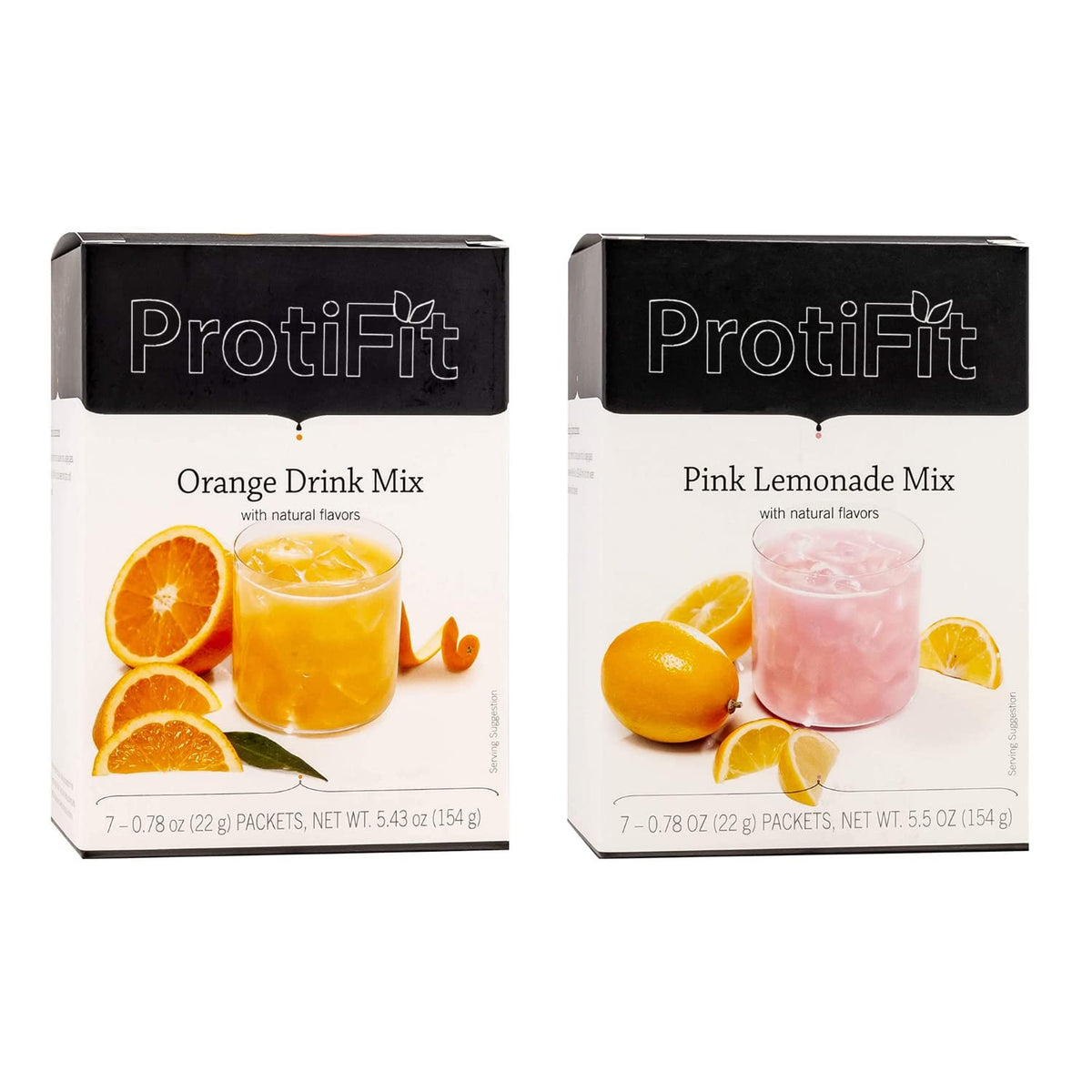 ProtiFit High Protein Orange & Pink Lemonade Drink Powder - 2 Pack