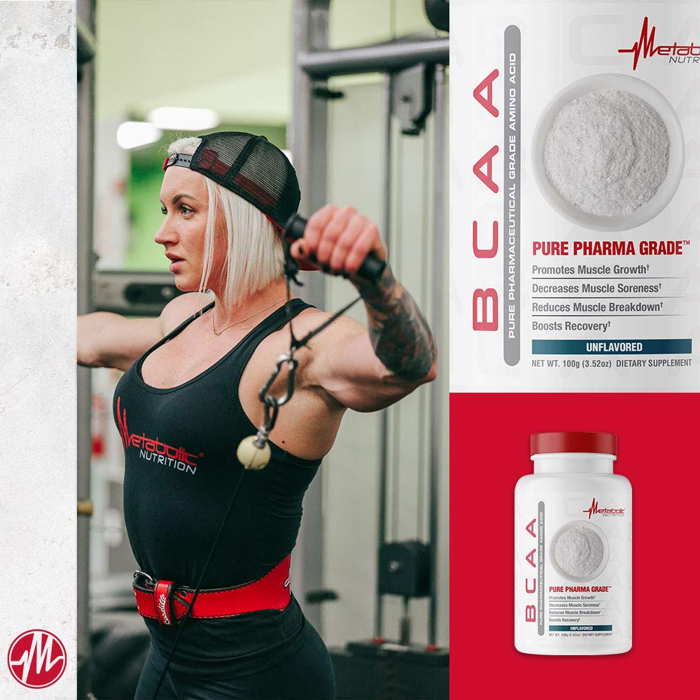 Metabolic Nutrition BCAA Powder for Muscle Growth - 100g - image 4